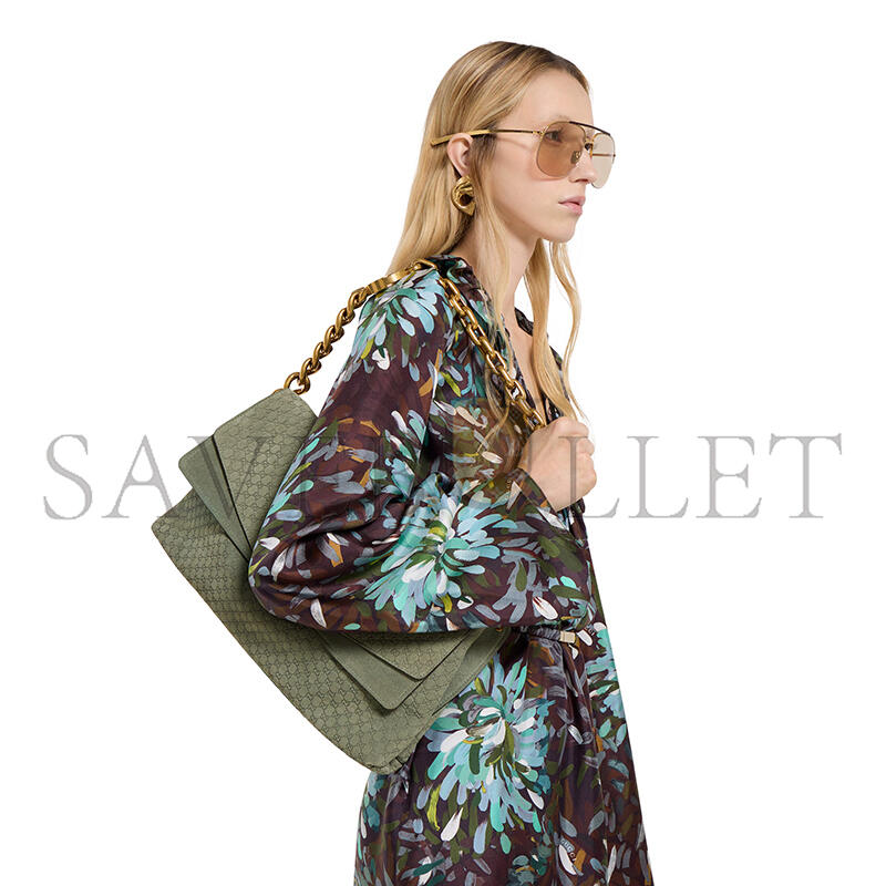 GUCCI LARGE SHOULDER BAG WITH CHAIN ‎857362 (36*19.5*9.5cm) 